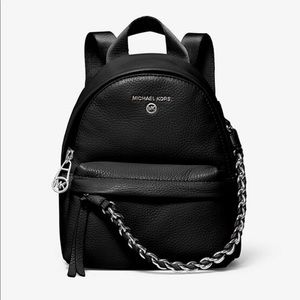 Michael Kors SLATER extra small backpack silver hardware